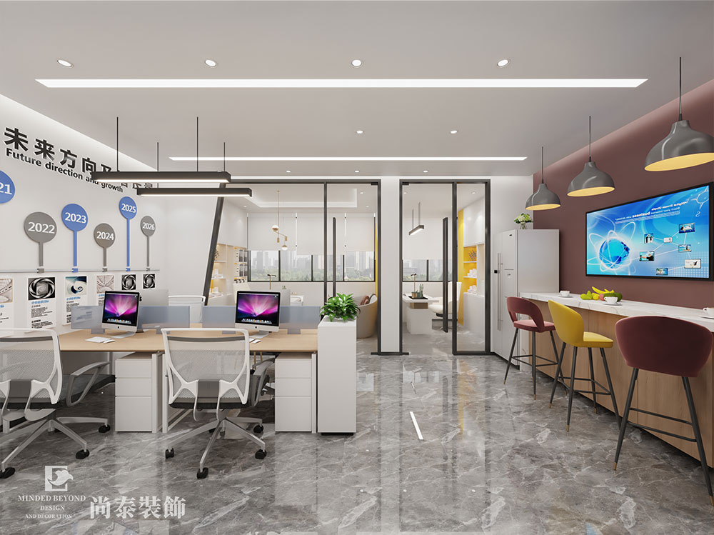 深圳寶安眾里創(chuàng)新社區(qū)互聯網辦公室裝修效果圖